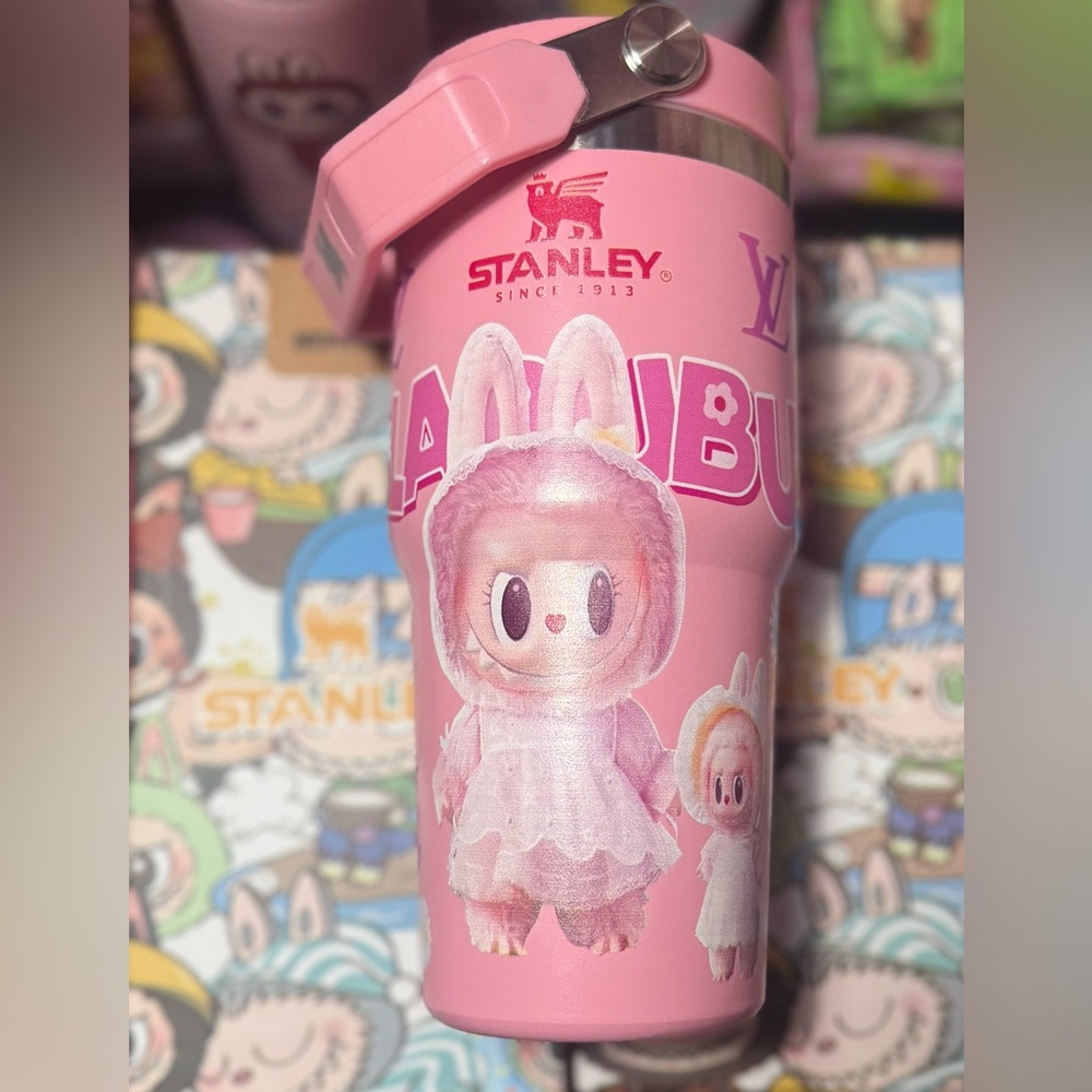 Stanley Pink Tumbler with Character